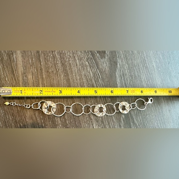 Silpada Hammered Circles bracelet (Retired) - Picture 5 of 8